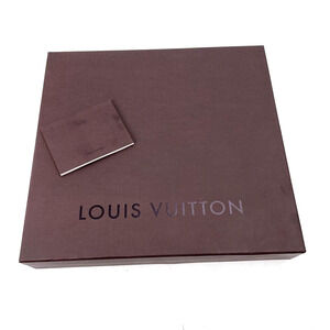 Louis Vuitton Authentic Signature Large Brown Empty Gift Box